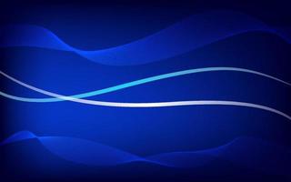 Abstract flowing line with dark blue background vector illustration