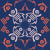 Magic runes pattern Mystical geometry sign vector