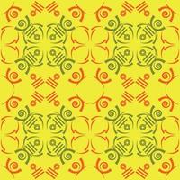 Magic runes pattern Mystical geometry sign vector