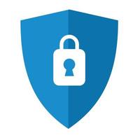 lock safety icon vector