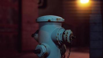 Fire hydrant in small town photo