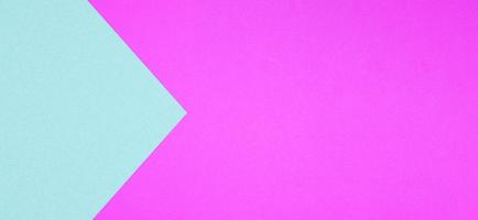 pink and blue two color paper background in banner format photo