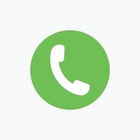 call Answer icon symbol green call icon symbol for web, app, logo vector