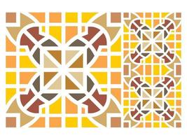 Seamless Pattern Design Tile Mosaic Vector Free