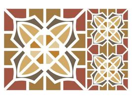 Seamless Pattern Design Tile Mosaic Vector Free