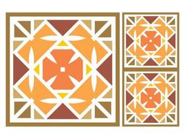 Modern Seamless Pattern Tile Design Colorful Vector Free