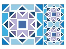Pattern Seamless Colorful Geometric Design Tile Free vector