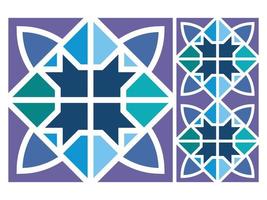 Pattern Seamless Colorful Geometric Design Tile Free vector