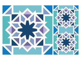 Pattern Seamless Colorful Geometric Design Tile Free vector