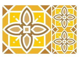 Modern Seamless Pattern Tile Design Colorful Vector Free