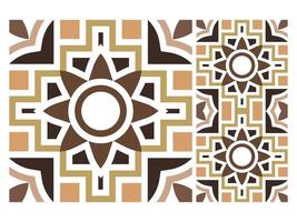 Modern Geometric Seamless Pattern Colorful Design Tile Free vector