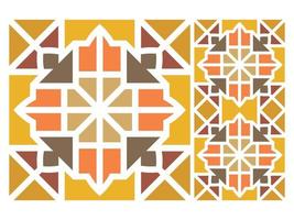 Seamless Pattern Design Tile Mosaic Vector Free