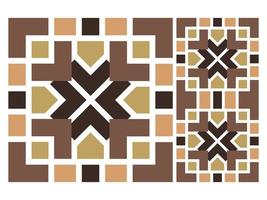 Modern Geometric Seamless Pattern Colorful Design Tile Free vector