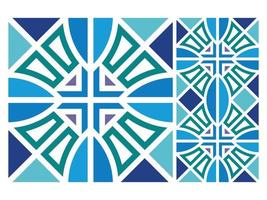 Pattern Seamless Colorful Geometric Design Tile Free vector