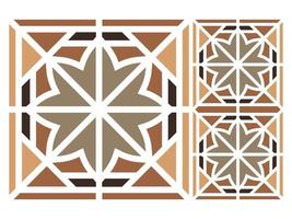 Modern Geometric Seamless Pattern Colorful Design Tile Free vector