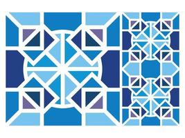 Pattern Seamless Colorful Geometric Design Tile Free vector