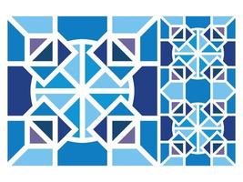 Pattern Seamless Colorful Geometric Design Tile Free vector