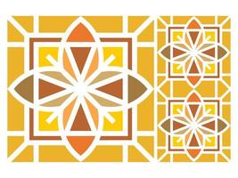 Modern Seamless Pattern Tile Design Colorful Vector Free