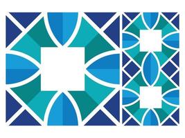 patrón transparente colorido geométrico diseño azulejo gratis vector