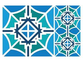 Pattern Seamless Colorful Geometric Design Tile Free vector