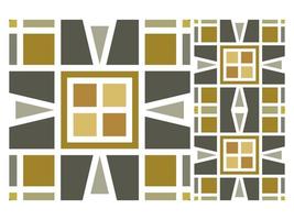 Abstract Geometric Shape Decoration Seamless Pattern Design Vector Free