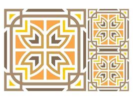 Seamless Pattern Design Tile Mosaic Vector Free