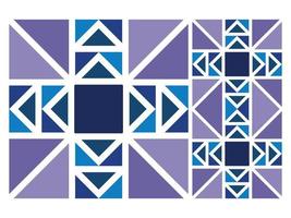 Pattern Seamless Colorful Geometric Design Tile Free vector