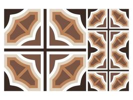 vector de azulejo de diseño colorido moderno de patrones sin fisuras gratis