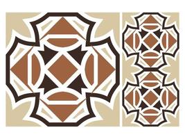 Seamless Pattern Modern Geometric Colorful Design Tile Free vector