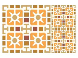 Seamless Pattern Design Tile Mosaic Vector Free