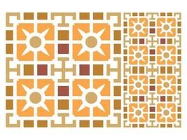 Seamless Pattern Design Tile Mosaic Vector Free