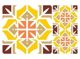 Modern Seamless Pattern Tile Design Colorful Vector Free