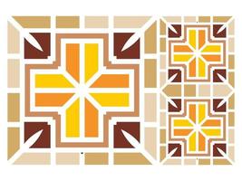 Seamless Pattern Design Tile Mosaic Vector Free
