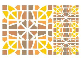 Seamless Pattern Design Tile Mosaic Vector Free