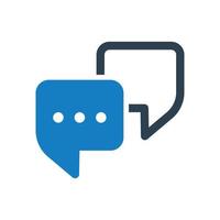 Business communication Icon, Business discussion, conversation, talking vector