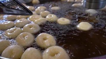 Deep Fried Dough Soaked in Sugar Syrup
