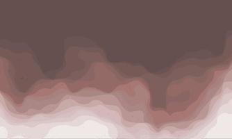 fondo de capa de degradado de humo marrón acuarela abstracta vector
