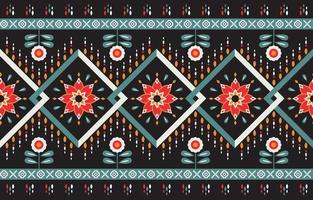 Beautiful Ethnic abstract geometric art. Seamless chevron pattern in tribal, folk embroidery, and floral. Aztec rhombus art ornament print.Design for carpet, wallpaper, clothing, wrapping, fabric. vector