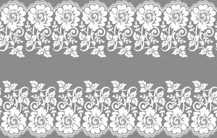 Seamless lace pattern, flower vintage vector background.