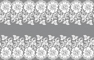 Seamless lace pattern, flower vintage vector background.