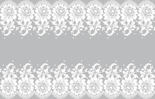 Seamless lace pattern, flower vintage vector background.