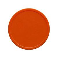 Orange plastic token money photo