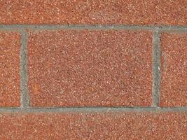 Red brick wall background photo