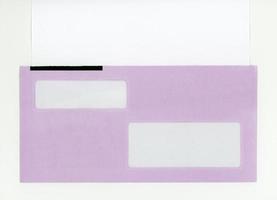 purple mail letter envelope photo