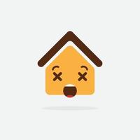 icono de vector de casa. emoji de la casa