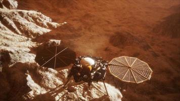 Insight Mars exploring the surface of red planet photo