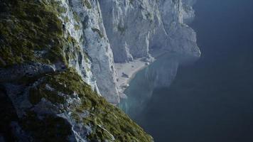 islands of Norway with rocks and cliffs photo