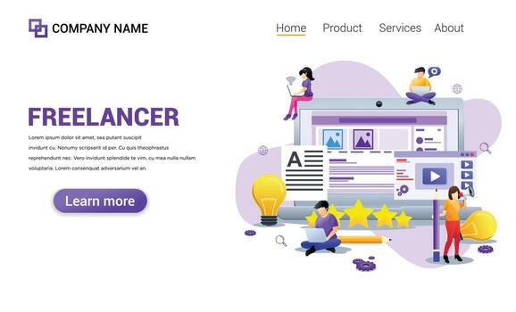 Website Banner, template, web interface, social media banner illustration Template vector fully editable Design