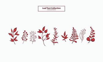 green leaf design set background vector floral decorative element collection summer wallpaper tree