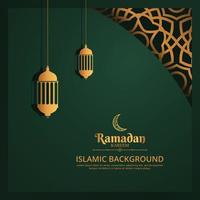 ramadan kareem and islamic background vector